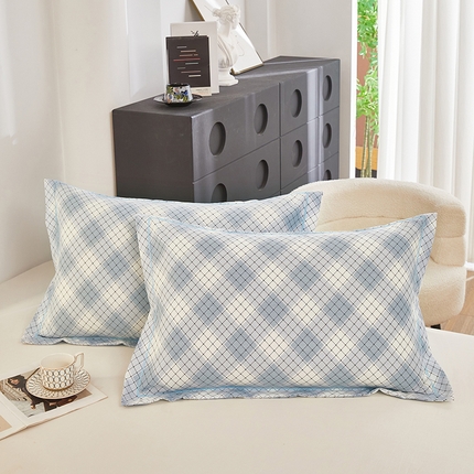 91家纺网 家纺一手货源 找家纺 雲归梦 2024新款全棉多规格加厚磨毛多规格单品--单枕套 单枕套-优雅生活-兰