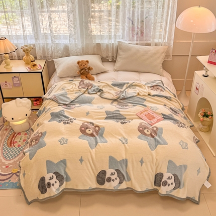 91家纺网 家纺一手货源 找家纺 （总）慕尚家纺 2025新款高克重加厚雪花绒毛毯毯子