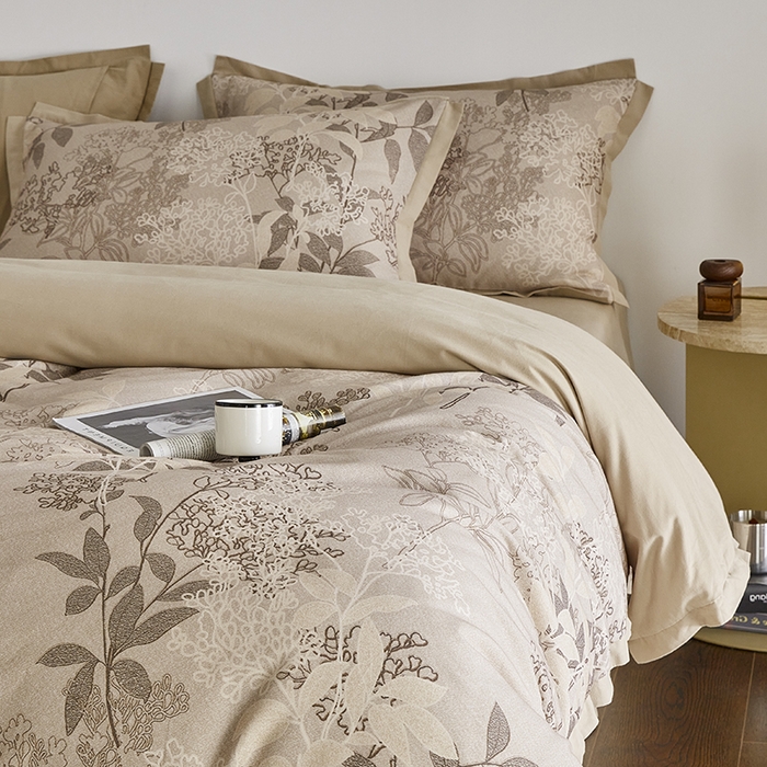 91家纺网 家纺一手货源 找家纺 千朵森 2024新款全棉拼角磨毛四件套-风格二 华丽乐章