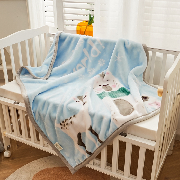 91家纺网 家纺一手货源 找家纺 凯轩毛毛毯毯子网销专供 2024新款舒适亲肤加大加厚儿童云毛毯毯子 好伙伴