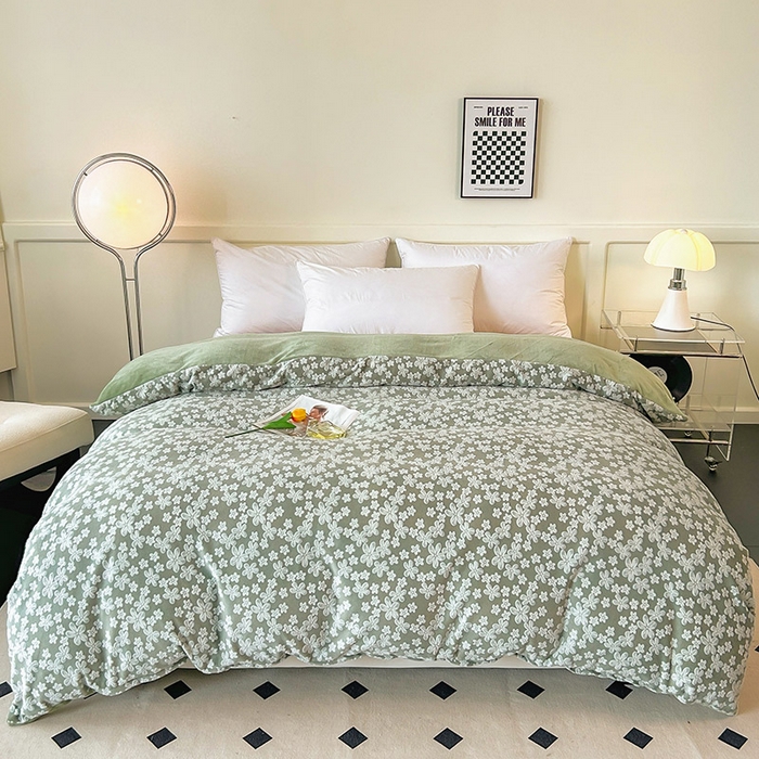 91家纺网 家纺一手货源 找家纺 睡棉坊 2024新款高克重剪花牛奶绒可拆洗冬被被子被芯 小翠花