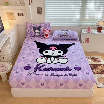 91家纺网 家纺一手货源 找家纺 （总）金爱家 2024新款大阪单品牛奶绒床笠