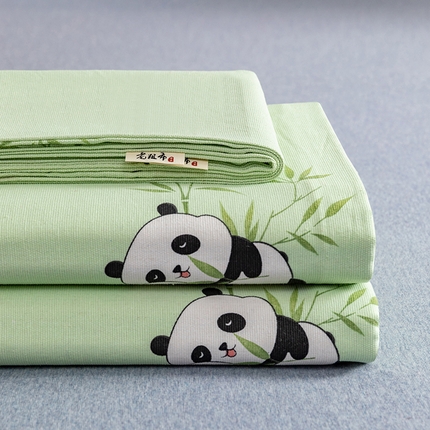 91家纺网 家纺一手货源 找家纺 （总）2025新款老粗布卡通花卉床单系列-床单+枕套