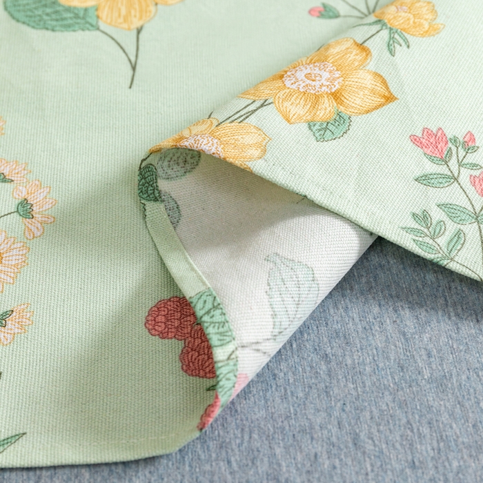 91家纺网 家纺一手货源 找家纺 2025新款老粗布卡通花卉床单系列-单床单 诗意花坊