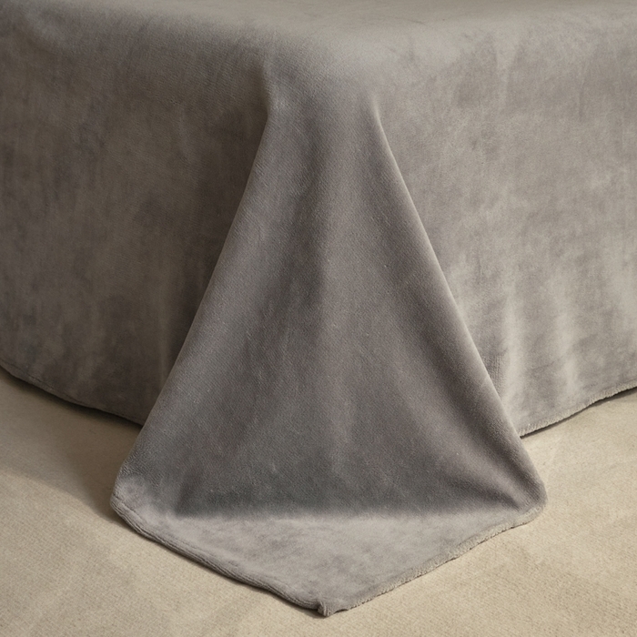 91家纺网 家纺一手货源 找家纺 澳梵家居 2024新款牛奶绒素色双拼四件套--【暖茶系列】 暖茶-豆沙