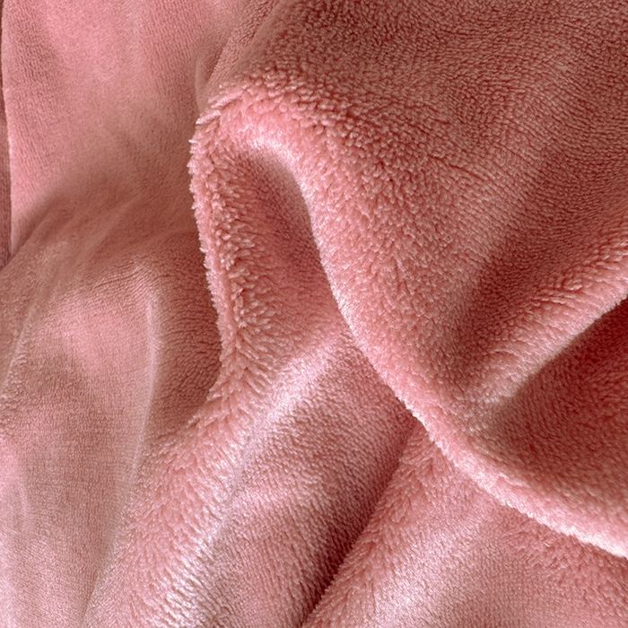 91家纺网 家纺一手货源 找家纺 全季家居 2024新款A类良品纯色双拼牛奶绒高克重加厚保暖四件套 豆沙+浅灰