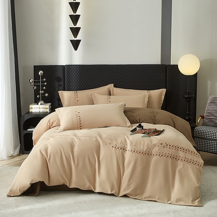 91家纺网 家纺一手货源 找家纺 （总）金纱玉纺家纺 2024新款百分之百全棉新款轻奢刺绣四件套