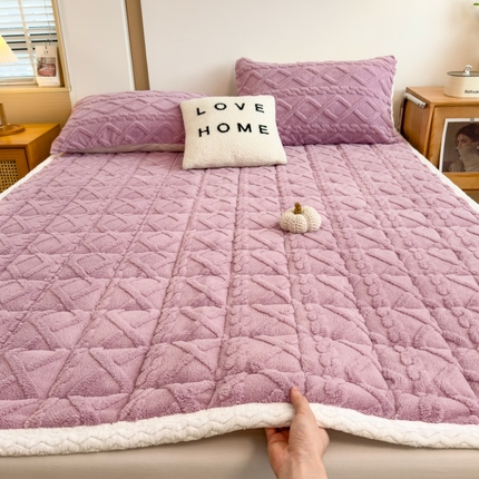 91家纺网 家纺一手货源 找家纺 （总）希廷顿 2024新款高克重塔芙绒床护垫