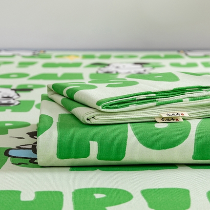 91家纺网 家纺一手货源 找家纺 （总）2025新款老粗布卡通花卉床单系列-单床单