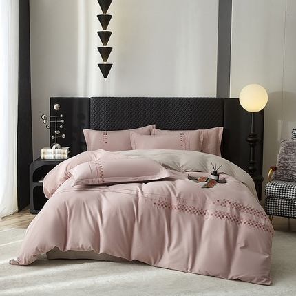 91家纺网 家纺一手货源 找家纺 （总）金纱玉纺家纺 2024新款百分之百全棉新款轻奢刺绣四件套