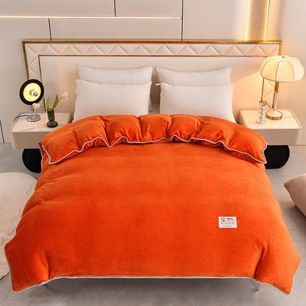 91家纺网 家纺一手货源 找家纺 （总）绒品荟家纺 2025新款加厚牛奶绒单被套金貂绒法莱绒冬季法兰绒高克重被罩