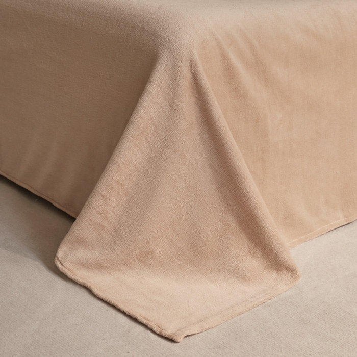 91家纺网 家纺一手货源 找家纺 （总）澳梵家居 2024新款牛奶绒素色双拼四件套--【暖茶系列】