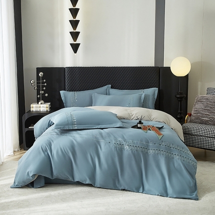 91家纺网 家纺一手货源 找家纺 （总）金纱玉纺家纺 2024新款百分之百全棉新款轻奢刺绣四件套