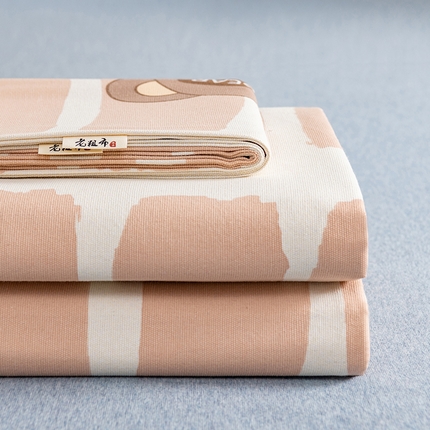 91家纺网 家纺一手货源 找家纺 （总）2025新款老粗布卡通花卉床单系列-床单+枕套