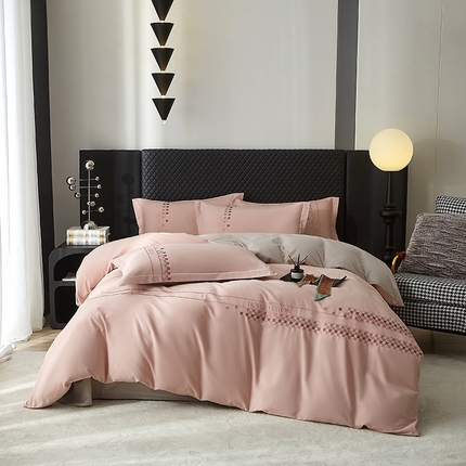 91家纺网 家纺一手货源 找家纺 （总）金纱玉纺家纺 2024新款百分之百全棉新款轻奢刺绣四件套