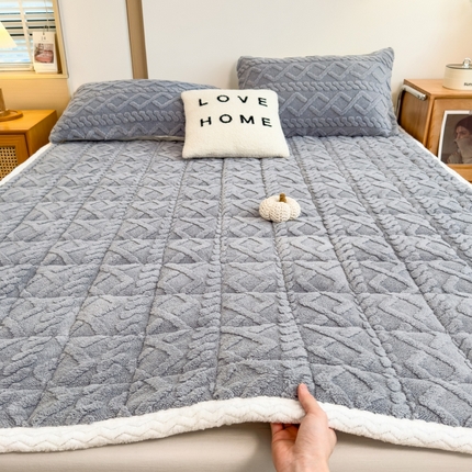 91家纺网 家纺一手货源 找家纺 （总）希廷顿 2024新款高克重塔芙绒床护垫