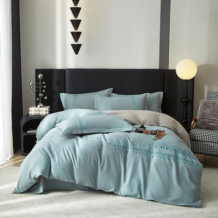 91家纺网 家纺一手货源 找家纺 （总）金纱玉纺家纺 2024新款百分之百全棉新款轻奢刺绣四件套