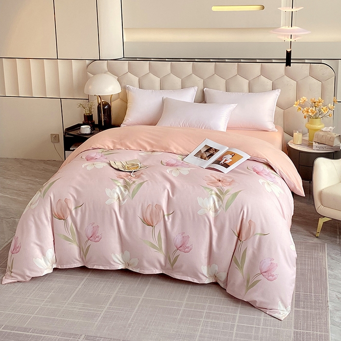 91家纺网 家纺一手货源 找家纺 梧桐树 2025新款加厚磨毛单被套 宛如初见