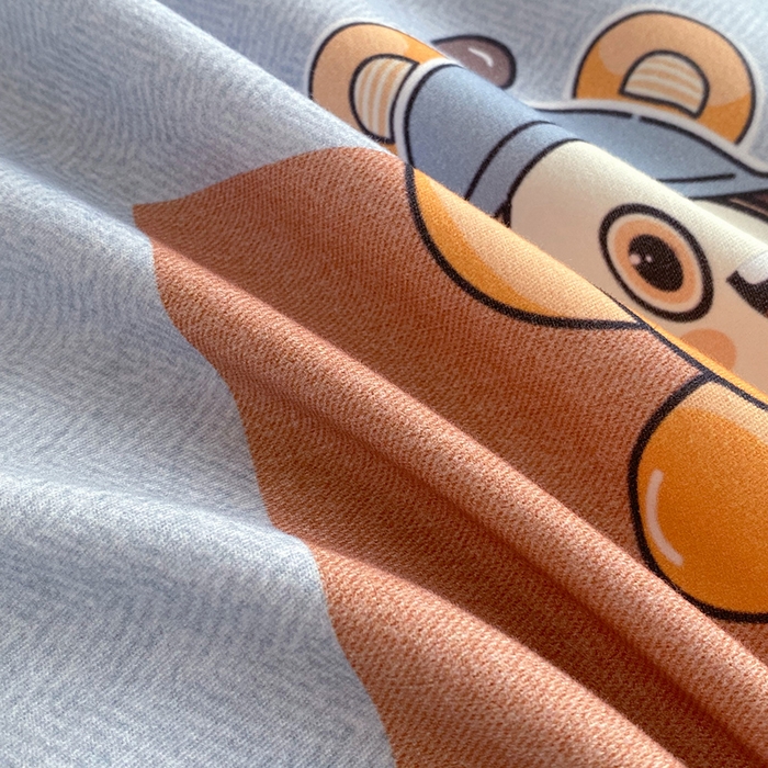 91家纺网 家纺一手货源 找家纺 梧桐树 2025新款加厚磨毛单被套 皮皮鲁