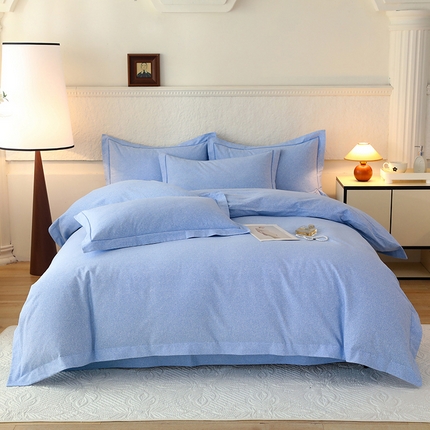 91家纺网 家纺一手货源 找家纺 （总）磨毛世家家纺 2025四件套纯色系列