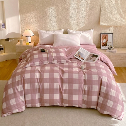 91家纺网 家纺一手货源 找家纺 （总）2024新款AB版.生态磨毛印花系列单被套