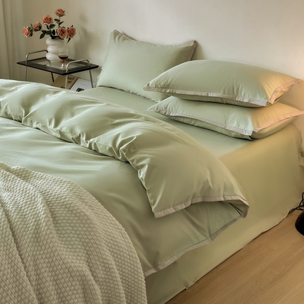 91家纺网 家纺一手货源 找家纺 （总）拼社 加厚全棉磨毛四件套不掉毛纯棉磨毛四件套床上用品-提供买家秀