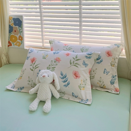 91家纺网 家纺一手货源 找家纺 （总）2024新款AB版.生态磨毛印花单枕套