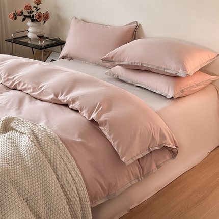 91家纺网 家纺一手货源 找家纺 （总）拼社 加厚全棉磨毛四件套不掉毛纯棉磨毛四件套床上用品-提供买家秀