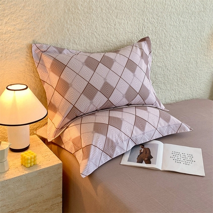 91家纺网 家纺一手货源 找家纺 （总）2024新款AB版.生态磨毛印花单枕套