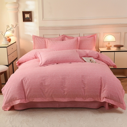 91家纺网 家纺一手货源 找家纺 （总）磨毛世家家纺 2025四件套纯色系列