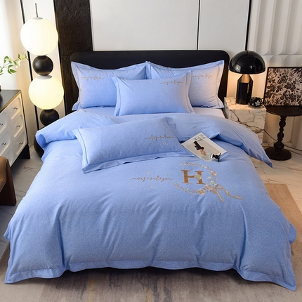 91家纺网 家纺一手货源 找家纺 （总）磨毛世家家纺 2025绣花四件套系列