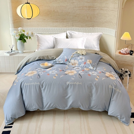 梧桐树 2025新款加厚磨毛单被套 潘多拉 兰