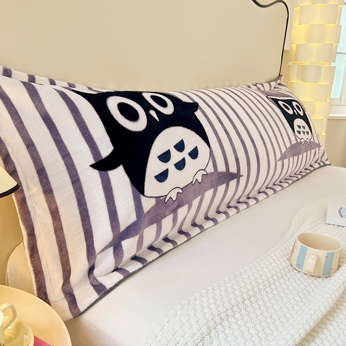 91家纺网 家纺一手货源 找家纺 梦舒羽 2025新款冬季法莱绒枕套牛奶绒1.5m枕头套双人珊瑚绒枕芯套 甜蜜的爱