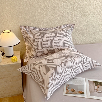 91家纺网 家纺一手货源 找家纺 （总）2024新款AB版.生态磨毛印花单枕套