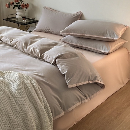 91家纺网 家纺一手货源 找家纺 （总）拼社 加厚全棉磨毛四件套不掉毛纯棉磨毛四件套床上用品-提供买家秀