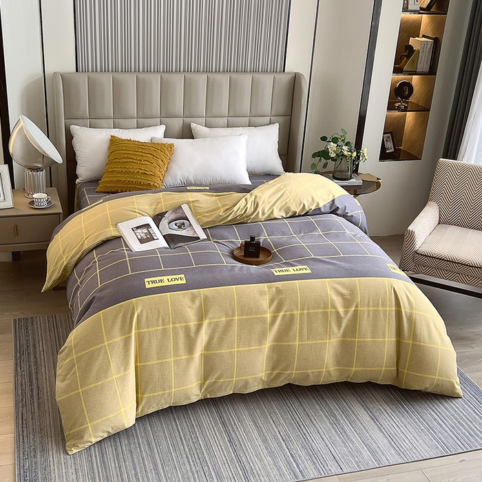 91家纺网 家纺一手货源 找家纺 梧桐树 2025新款加厚磨毛单被套 苏格拉