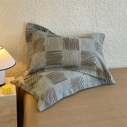 91家纺网 家纺一手货源 找家纺 （总）2024新款AB版.生态磨毛印花单枕套