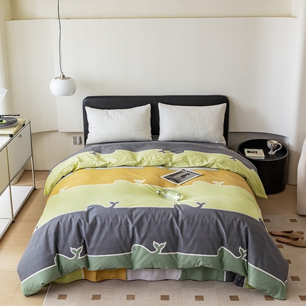 91家纺网 家纺一手货源 找家纺 （总）梧桐树 2025新款加厚磨毛单被套