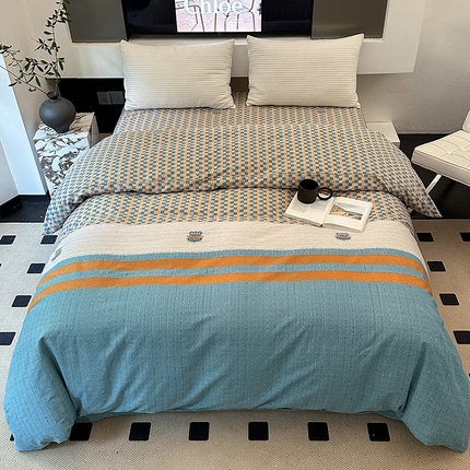 91家纺网 家纺一手货源 找家纺 （总）梧桐树 2025新款加厚磨毛单被套