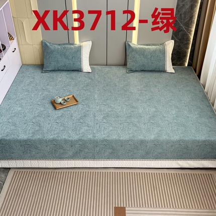 91家纺网 家纺一手货源 找家纺 （总）2025新款雪尼尔复合炕盖榻榻米炕垫-XK系列