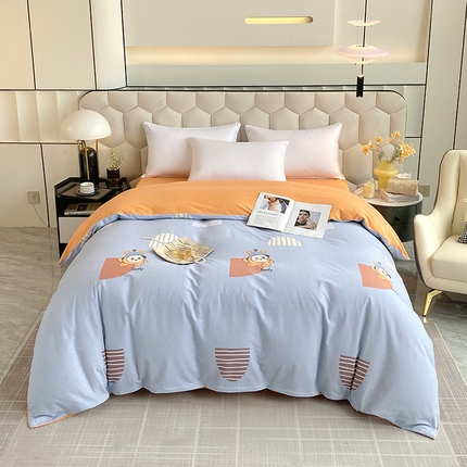 91家纺网 家纺一手货源 找家纺 （总）梧桐树 2025新款加厚磨毛单被套