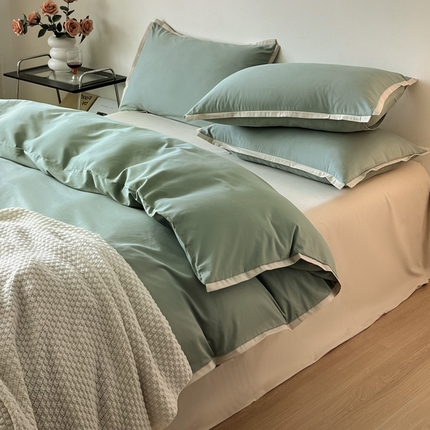 91家纺网 家纺一手货源 找家纺 （总）拼社 加厚全棉磨毛四件套不掉毛纯棉磨毛四件套床上用品-提供买家秀