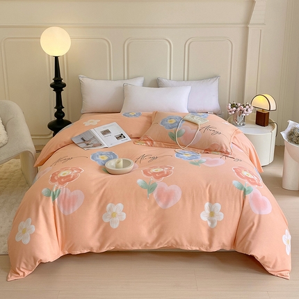 91家纺网 家纺一手货源 找家纺 （总）梧桐树 2025新款加厚磨毛单被套