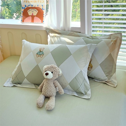 91家纺网 家纺一手货源 找家纺 （总）2024新款AB版.生态磨毛印花单枕套