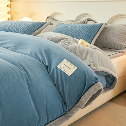 91家纺网 家纺一手货源 找家纺 （总）爱思凯家纺 2025新款千寻-新棉绒被套系列