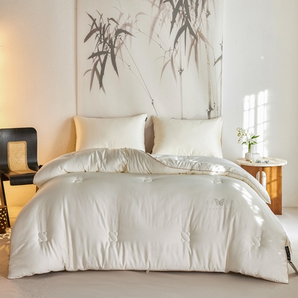 91家纺网 家纺一手货源 找家纺 （总）佳汐蓝家纺 2024新款柔肤蚕丝蛋白被子被芯