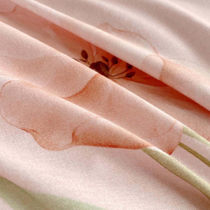 91家纺网 家纺一手货源 找家纺 梧桐树 2025新款加厚磨毛单被套 宛如初见