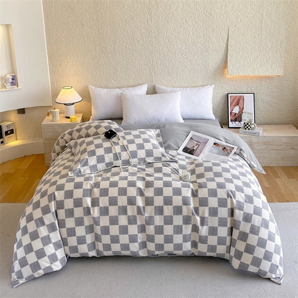 91家纺网 家纺一手货源 找家纺 （总）2024新款AB版.生态磨毛印花系列单被套