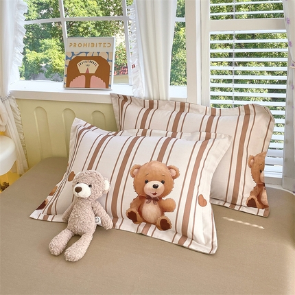 91家纺网 家纺一手货源 找家纺 （总）2024新款AB版.生态磨毛印花单枕套