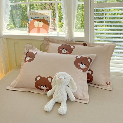 91家纺网 家纺一手货源 找家纺 （总）2024新款AB版.生态磨毛印花单枕套